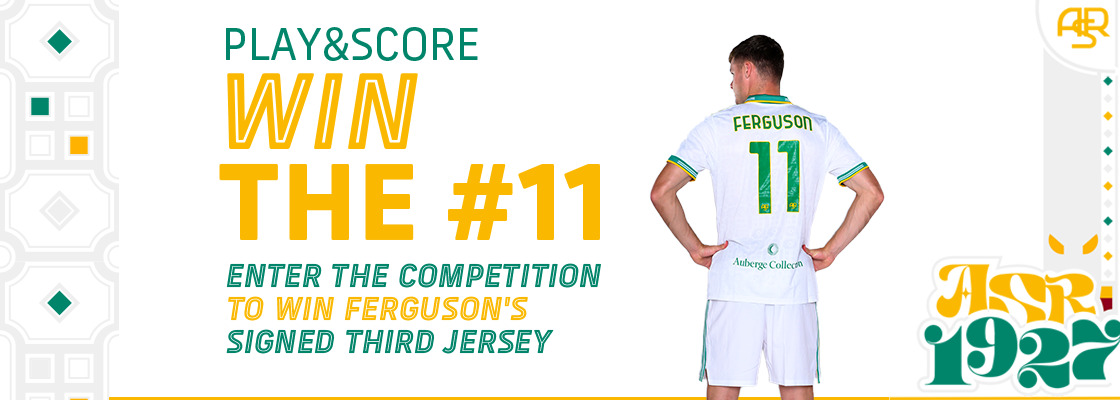 WIN FERGUSON'S SIGNED JERSEY