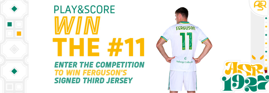 WIN FERGUSON'S SIGNED JERSEY